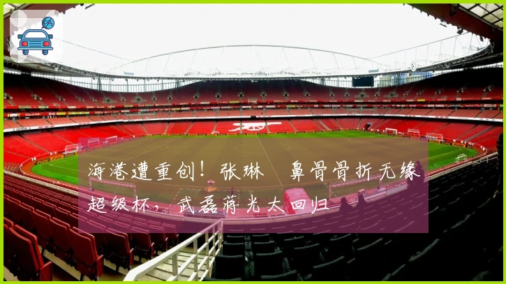 海港遭重创！张琳芃鼻骨骨折无缘超级杯，武磊蒋光太回归